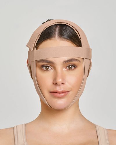 Post-Surgical Facial Compression Wrap - Leonisa - Modalova