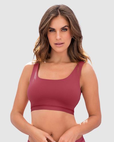 Top talla única ultracómodo con bolsillo interno para guardarlo Pocket Bra - Leonisa - Modalova