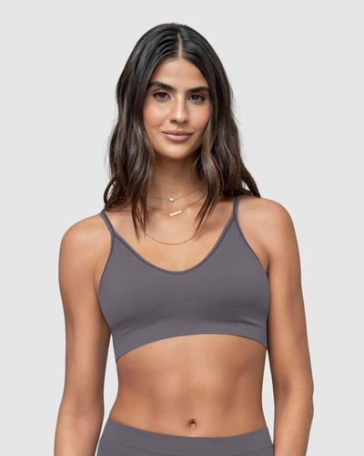 Wireless Seamless Ribbed Pullover Bra - Leonisa - Modalova