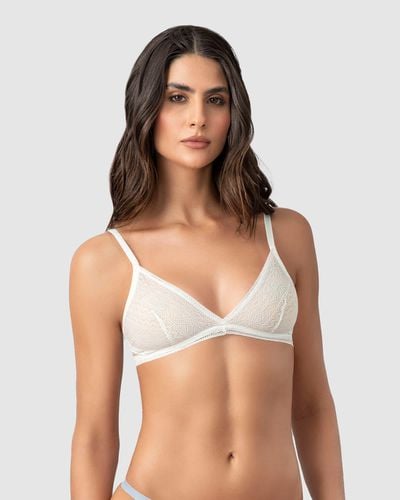 Bralette en encaje de textura ultrasuave - Leonisa - Modalova