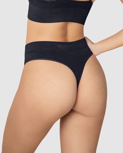 Tanga tiro alto en tecnología seamless - Leonisa - Modalova