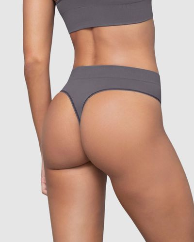 Nahtloser High-Tech-Tanga mit hohem Bund - Leonisa - Modalova