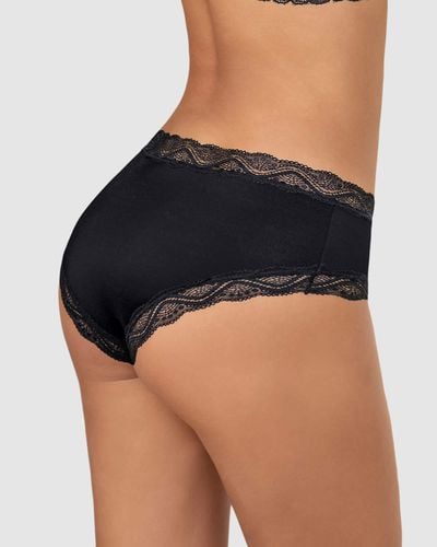 Lace Border Low-Rise Hipster Knicker - Leonisa - Modalova