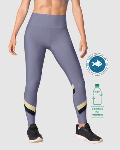 Eco-Friendly Graphic Active Moderate Shaper Legging - Made of Recycled Plastic - Leonisa - Modalova