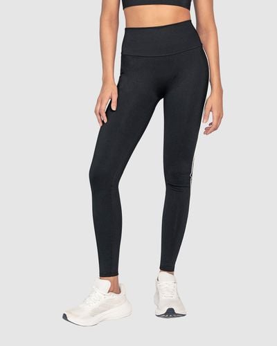 Legging deportivo de control con doble capa de tela en pretina - Leonisa - Modalova