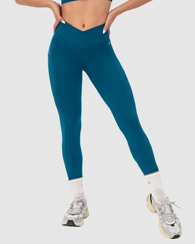 Legging deportivo con pretina cruzada Active by Silvy Araujo - Leonisa - Modalova