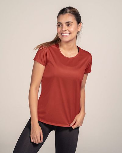 Camiseta deportiva de secado rápido y silueta semiajustada - Leonisa - Modalova