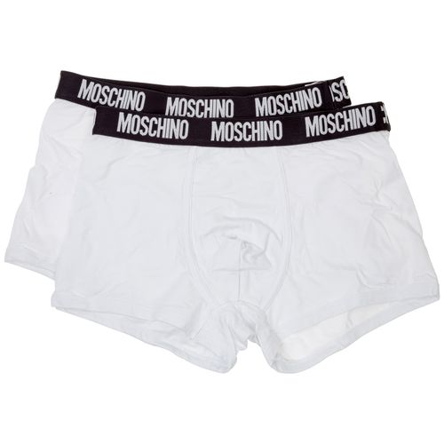 Men's cotton underwear boxer shorts bipack underwear - Moschino - Modalova
