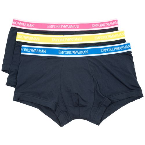 Men's cotton underwear boxer shorts 3 pack - Emporio Armani - Modalova