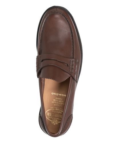 Men's leather loafers moccasins pembrey - Church's - Modalova