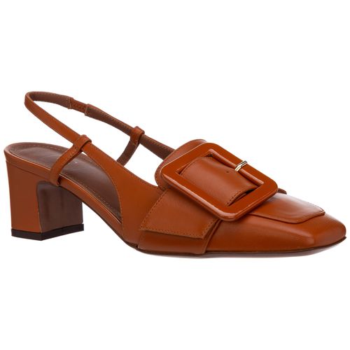 Women's leather heel sandals - L'autre Chose - Modalova
