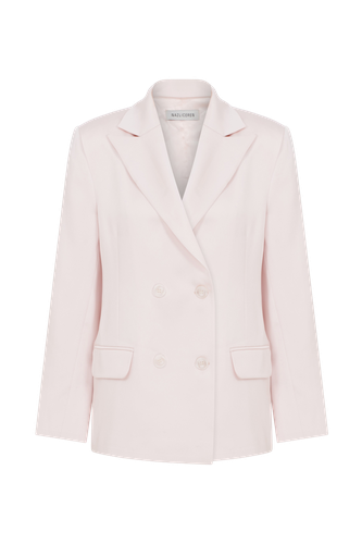 Elodie Blazer In Cloud Pink - Nazli Ceren - Modalova