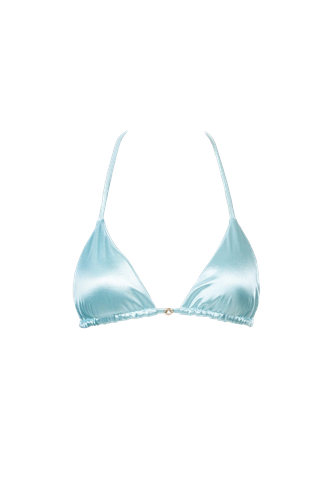 Cara Triangle Bikini Top in Ocean - Decolet The Label - Modalova