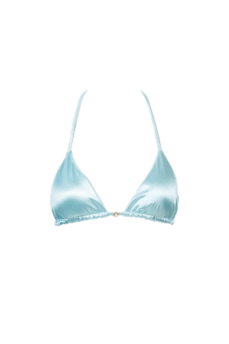 Cara Triangle Bikini Top in Ocean - Decolet The Label - Modalova