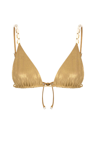 Cowries Bikini in Gold - Top - Sara Cristina - Modalova