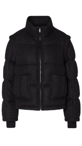 Knitted Puffer Jacket Vest Black - CLOEYS - Modalova