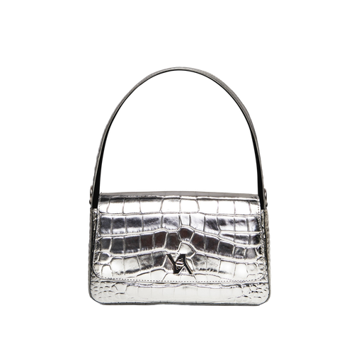 Lulu Silver Hobo - YLIANA YEPEZ - Modalova