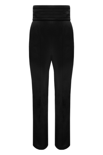 Satin Tuxedo Trousers - Maria Kokhia - Modalova