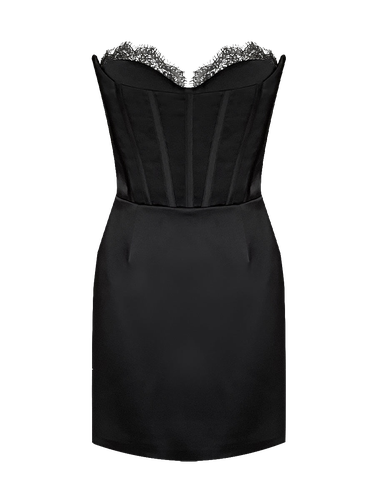 Kyrenia Lace Dress - Black - Gigii's - Modalova