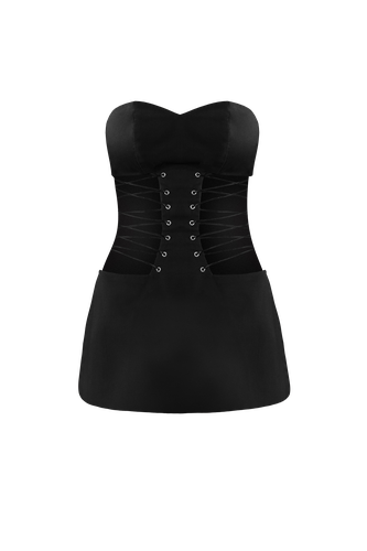 Lace-Up Mini Dress - Vestiaire d'un Oiseau Libre - Modalova