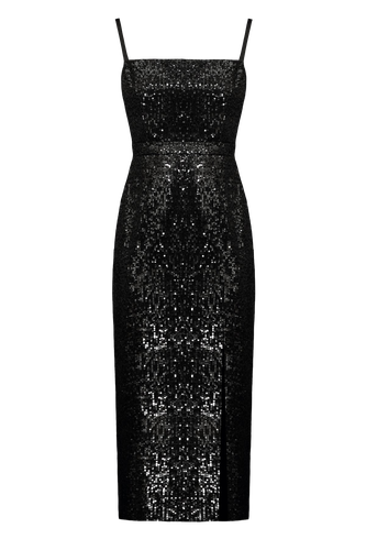 CHLOE black sequin cocktail dress - UNDRESS - Modalova