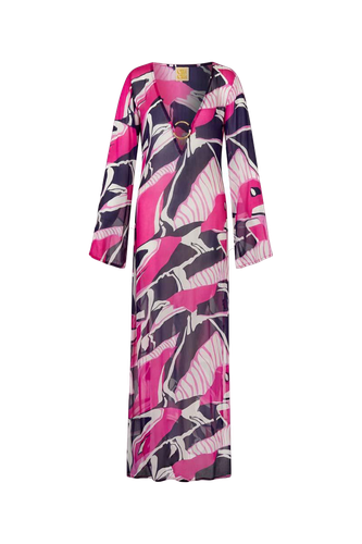 Totem' Hoop Maxi Dress - Artifice Pink - Cin Cin - Modalova