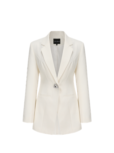 Thalia Suit Jacket (white) - Nana Jacqueline - Modalova