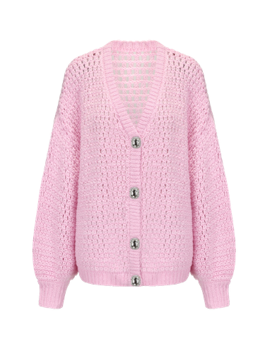 Alexis Cardigan + Scarf Set (Pink) - Nana Jacqueline - Modalova