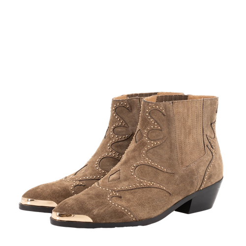 SONIA PUNK WESTERN ANKLE BOOTS - Toral - Modalova