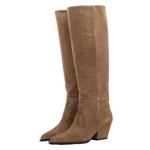 DAKOTA BROWN SUEDE KNEE-HIGH BOOTS - Toral - Modalova