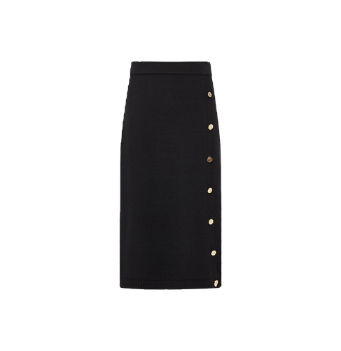 Silk Blend Midi Skirt - CRUSH Collection - Modalova