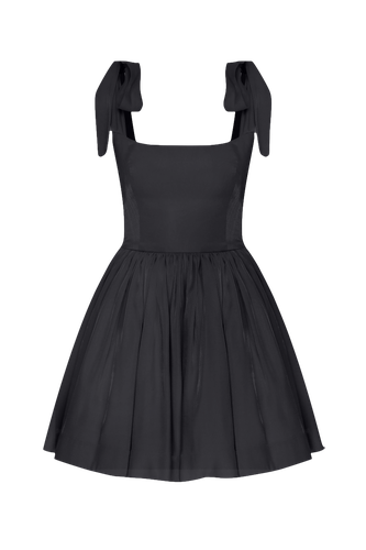 Sibby Mini Dress in Noire - M - Mini dresses - Nazli Ceren - Modalova