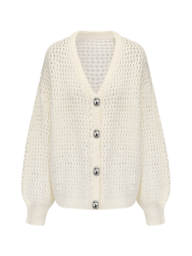 Alexis Cardigan + Scarf Set (White) - Nana Jacqueline - Modalova