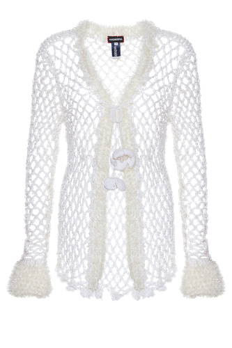 Vanilla Handmade Crochet Shirt - ANDREEVA - Modalova