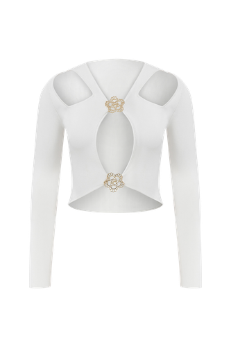 Lovers’ Emblem Knit Top - Declara - Modalova