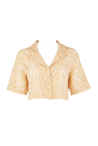 Saudade Lace Top - S - Crop tops - Francesca Miranda - Modalova