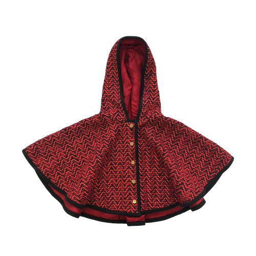 Sameera Cape Jacket - Red - SEMSEM - Modalova