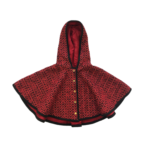 Sameera Cape Jacket - Red - SEMSEM - Modalova