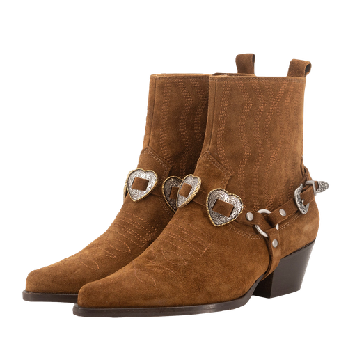 BLUES BROWN WESTERN BOOTIES - Toral - Modalova