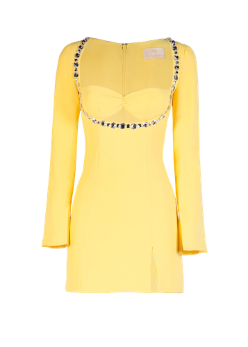 Celine mini embellished crepe dress - Monika Dimova - Modalova