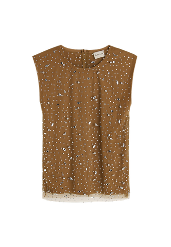 Ohio Top - Toffee - S - Tops - HERSKIND - Modalova