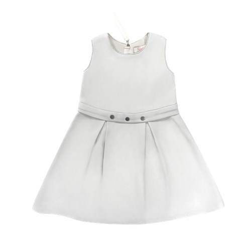 Salma Snap Dress - Cream - SEMSEM - Modalova