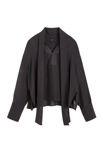 Prudence Blouse - Steel - XS - Blouses - HERSKIND - Modalova
