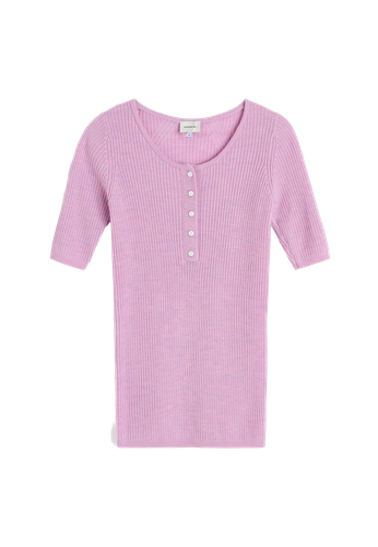 Agnes Knit Blouse - Pink - HERSKIND - Modalova