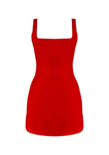 Luise Dress - Red - Gigii's - Modalova