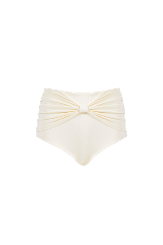 Lilly High-Waisted Bottoms in Seashell - Decolet The Label - Modalova