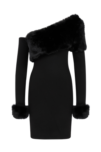 Frosty Noir Mini With Fur - Declara - Modalova