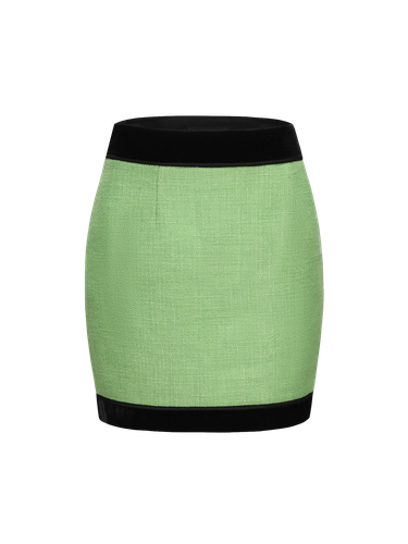 Michelle Tweed Skirt (Green) - Nana Jacqueline - Modalova