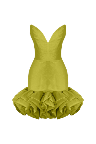 Swan Dress - Olivegreen - Gigii's - Modalova