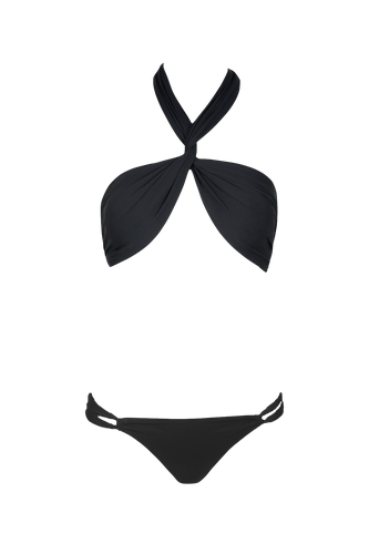 Wrap Bikini in Black - Bottom - Sara Cristina - Modalova